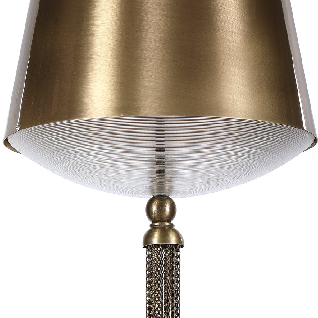 Nador 1 Light Brass Pendant