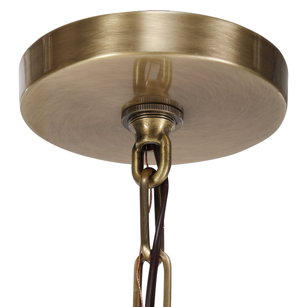 Nador 1 Light Brass Pendant