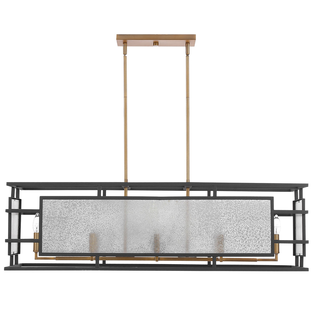 Holmes 8 Light  Linear Chandelier