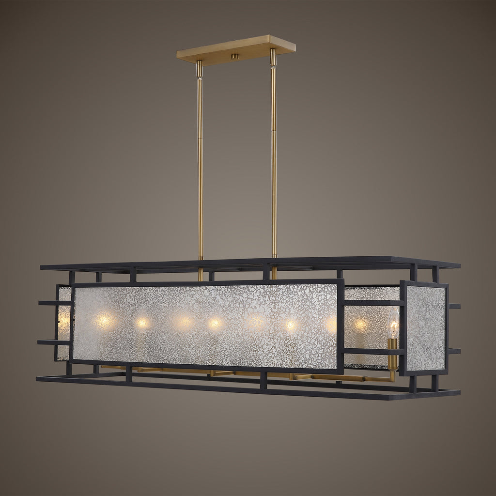 Holmes 8 Light  Linear Chandelier