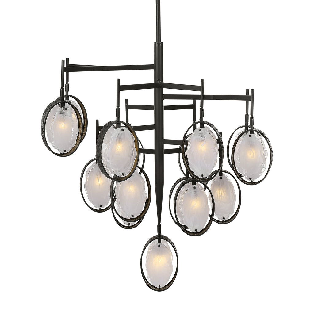 Maxin 15 Light Large Bronze Chandelier