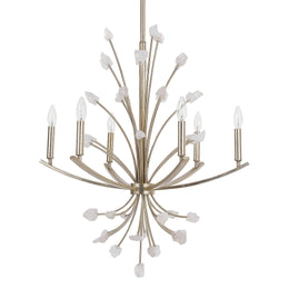 Juliette 6 Light Silver Chandelier