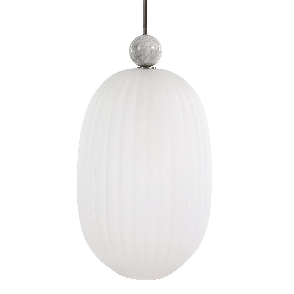 Creme Oversized 1 Light Pendant