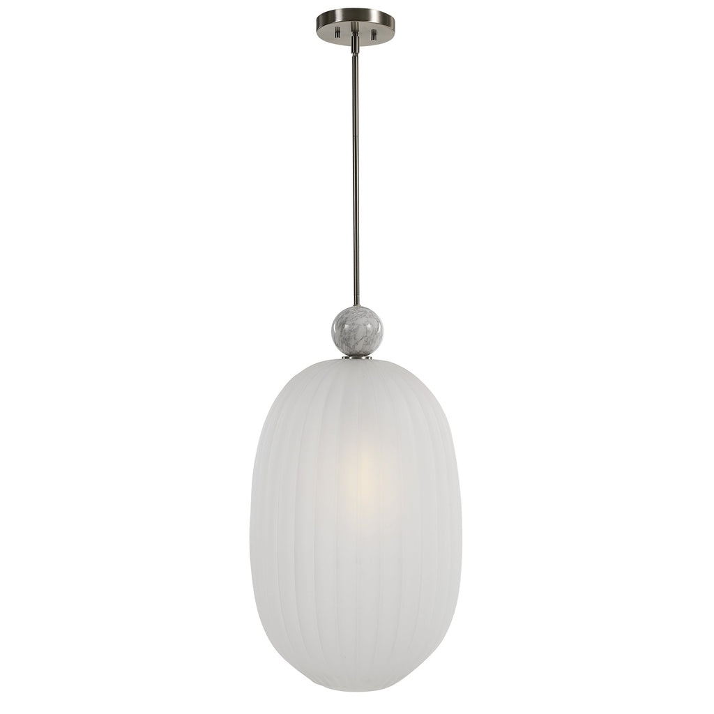 Creme Oversized 1 Light Pendant