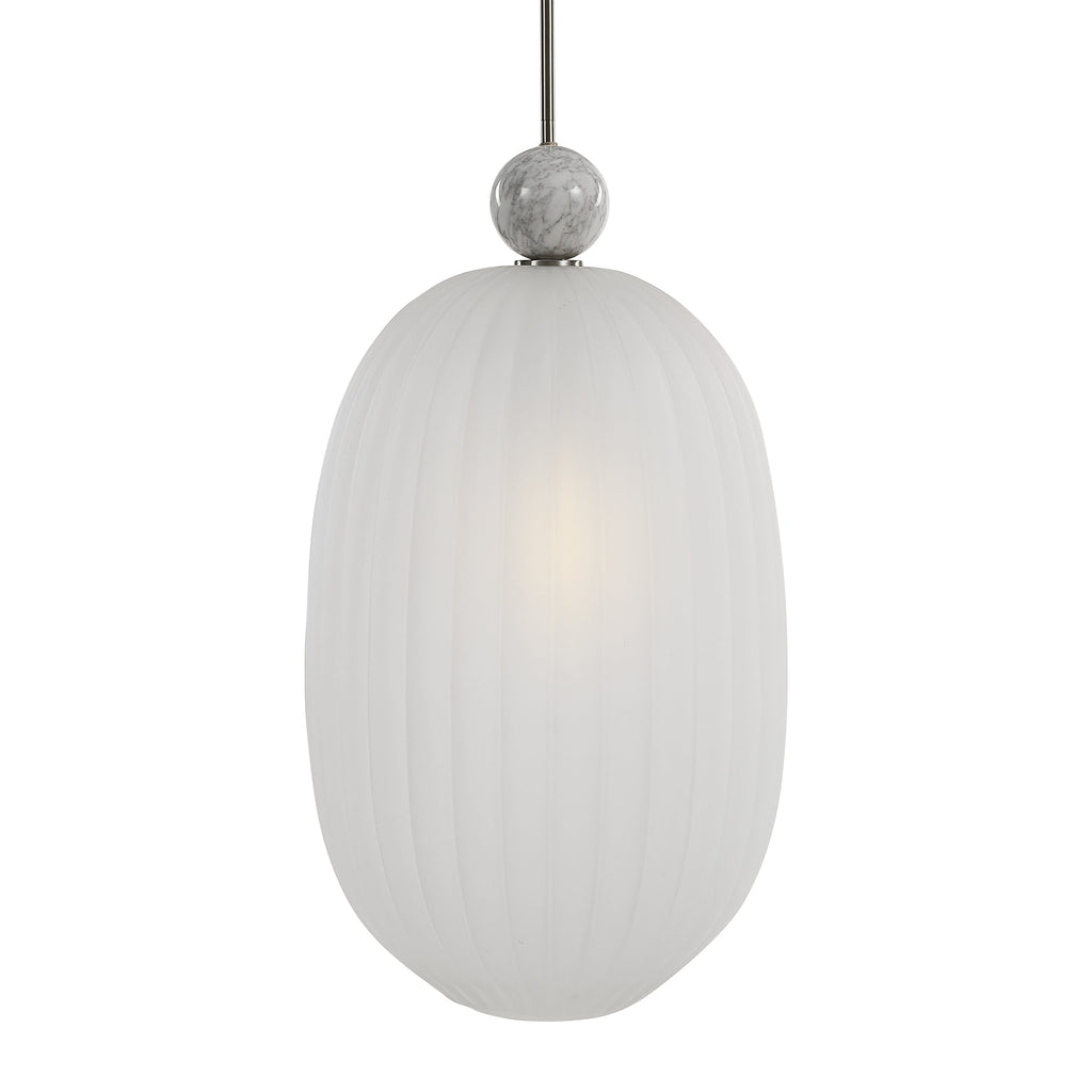 Creme Oversized 1 Light Pendant