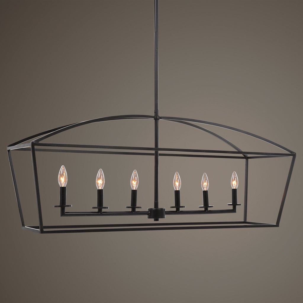 Clayton 6 Light Linear Chandelier