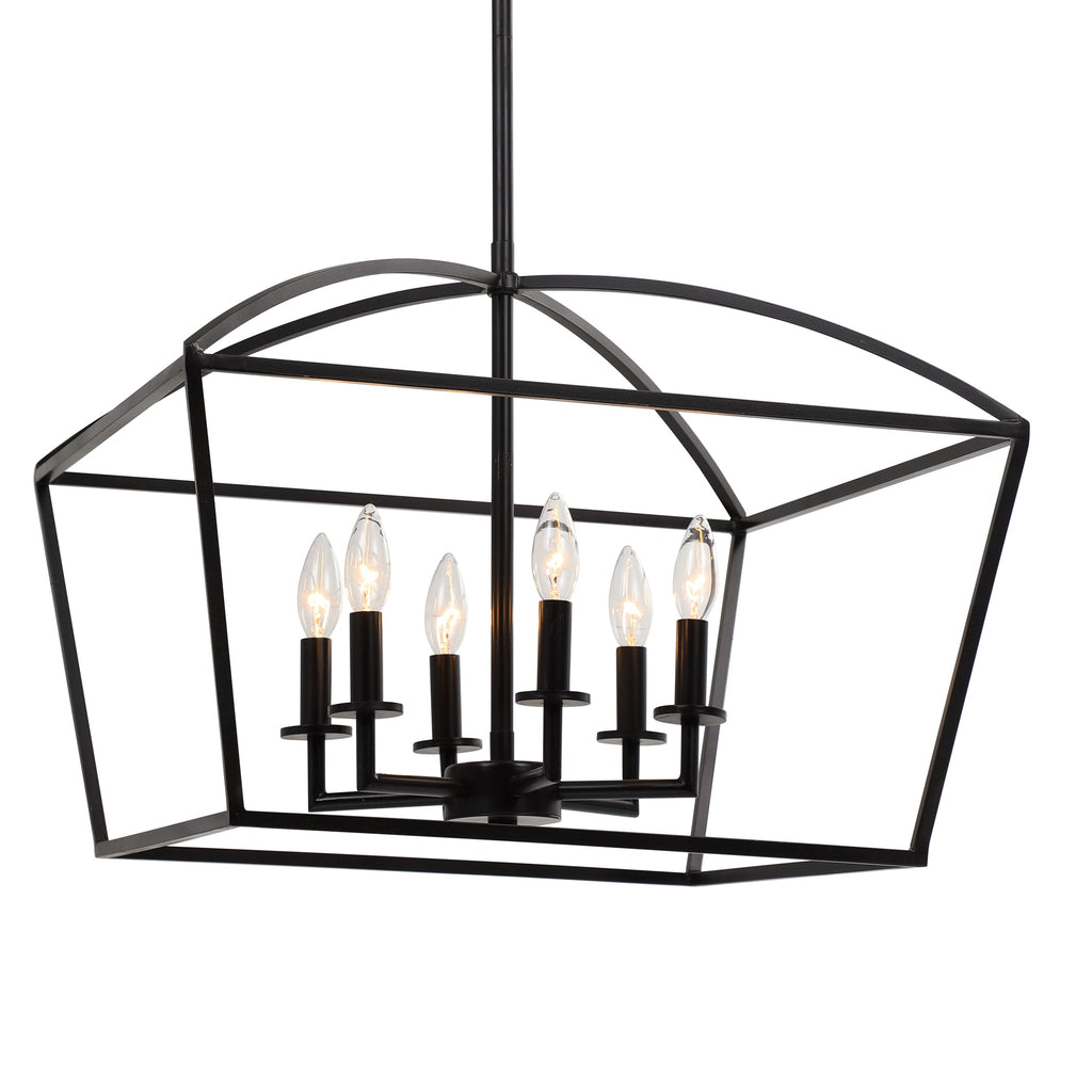 Clayton 6 Light Lantern Pendant