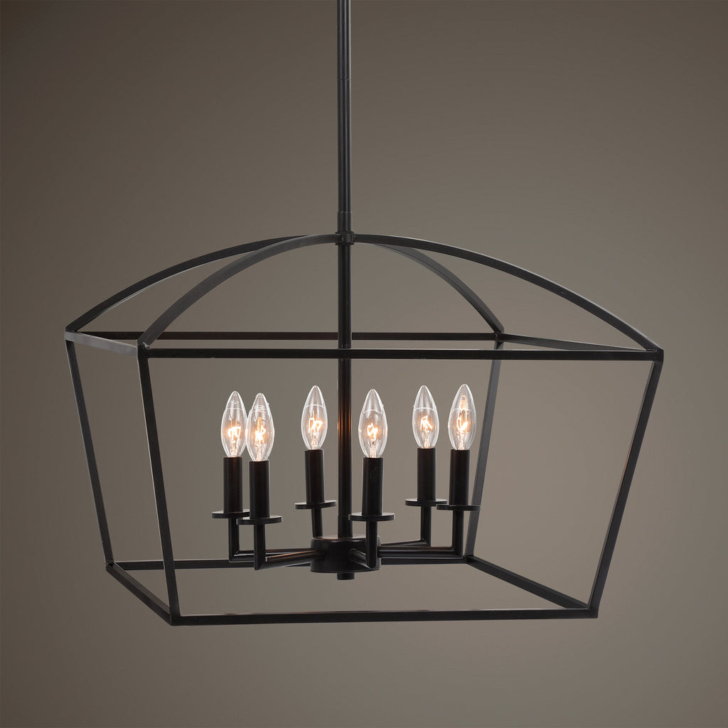 Clayton 6 Light Lantern Pendant