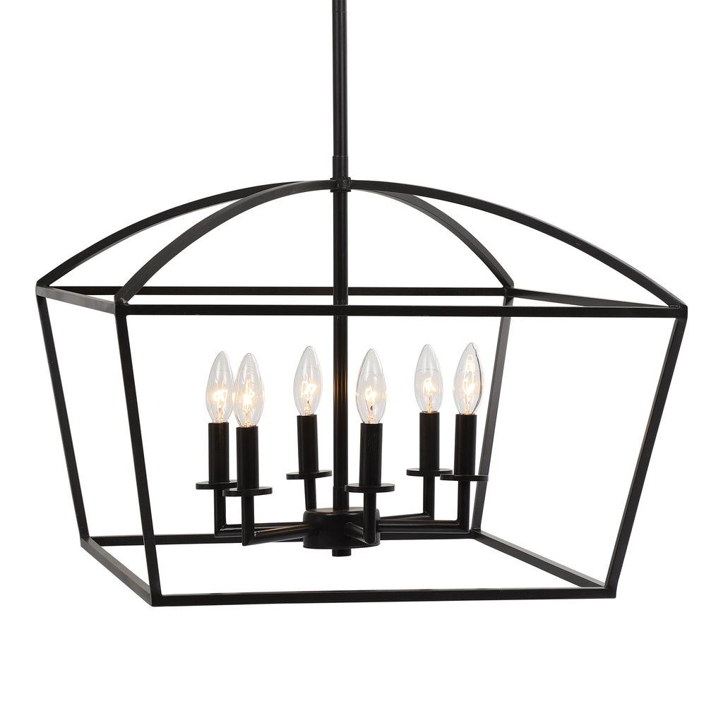 Clayton 6 Light Lantern Pendant