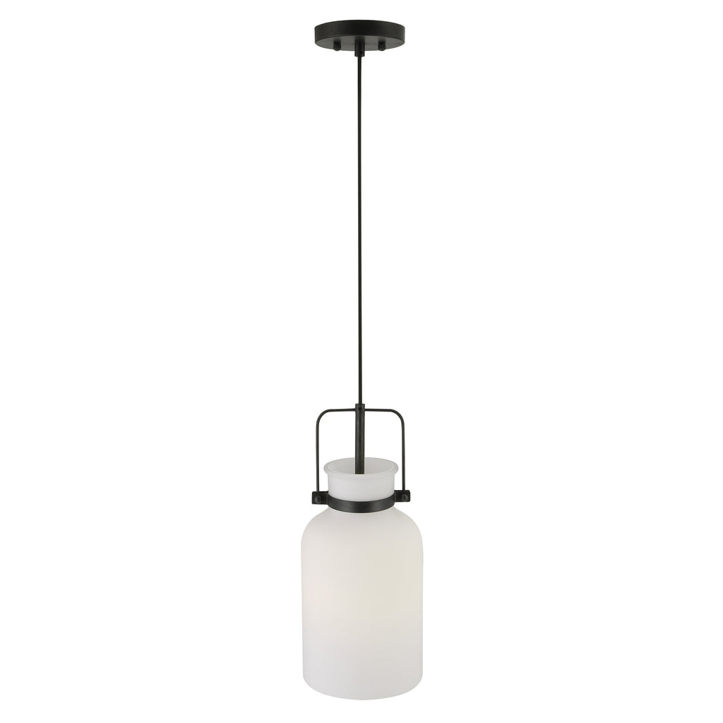 Lansing White 1 Light Mini Pendant