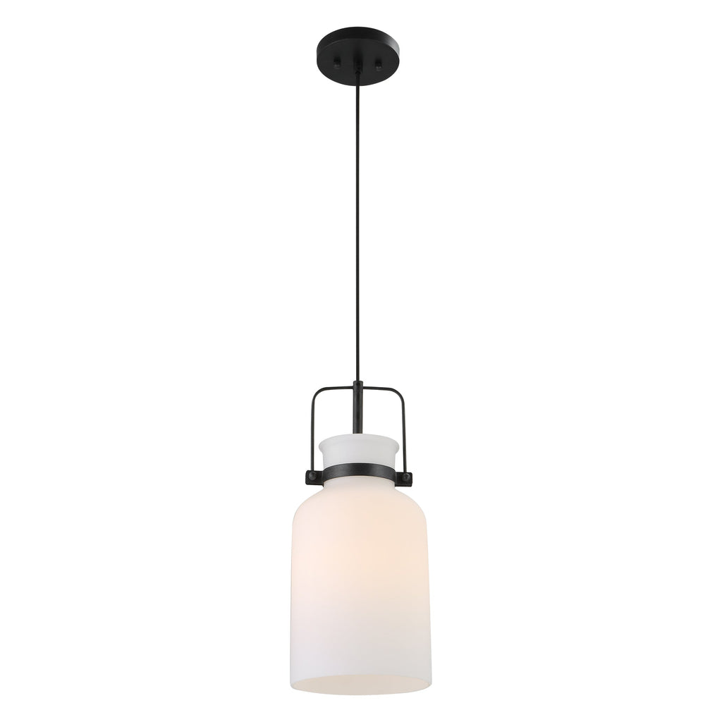 Lansing White 1 Light Mini Pendant