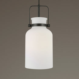 Lansing White 1 Light Mini Pendant