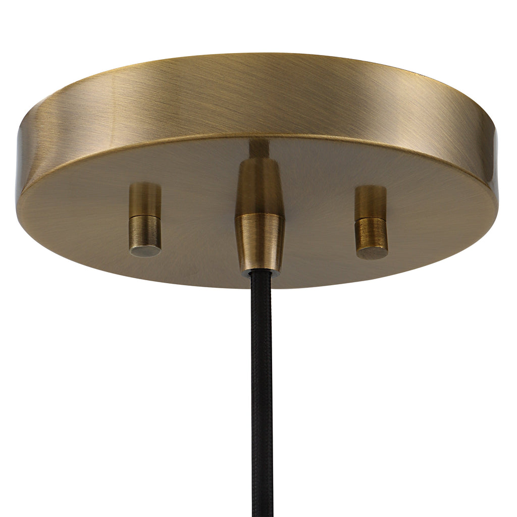 Eichler Antique Brass 1 Light Mini Pendant