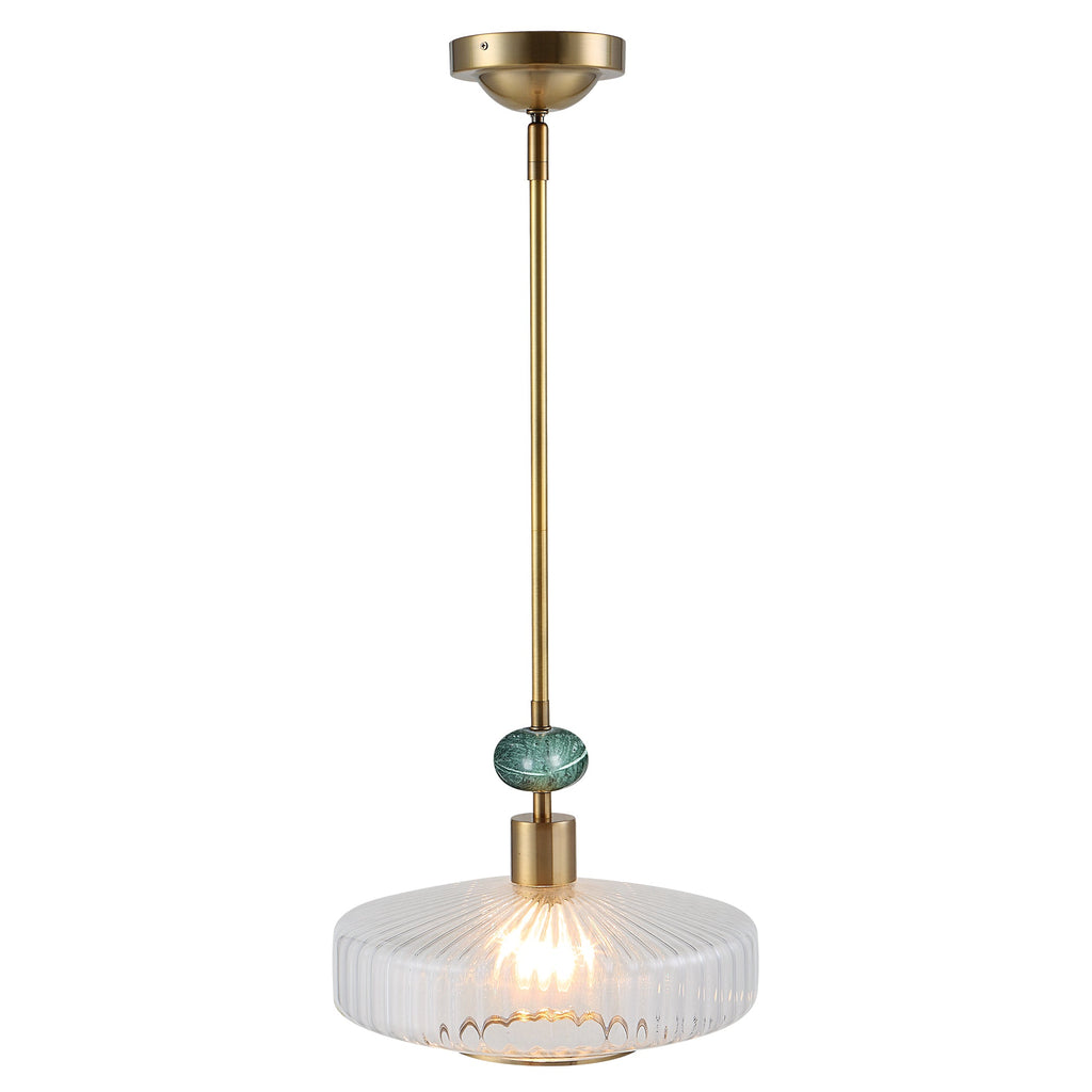 Giovane Antique Brass 1 Light Pendant