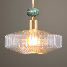 Giovane Antique Brass 1 Light Pendant