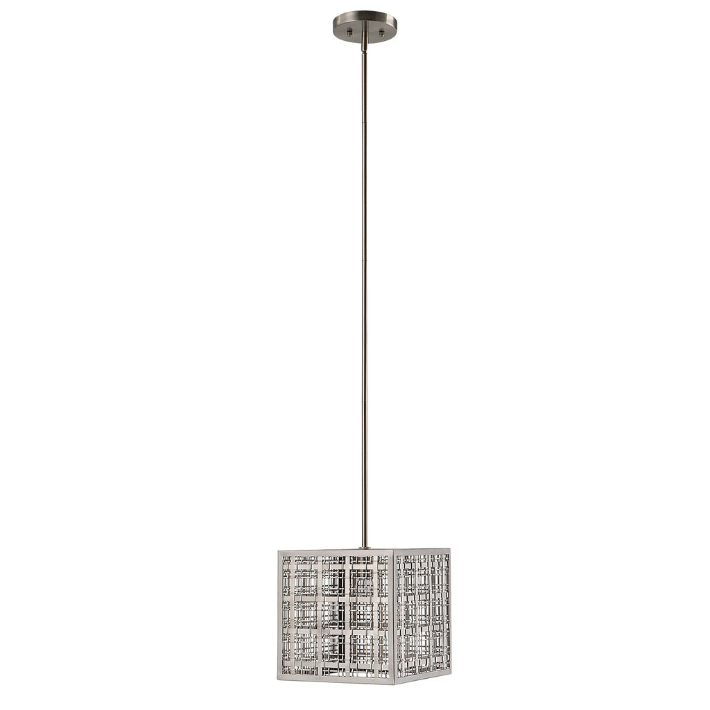 Pendleton 1 Light Nickel Pendant