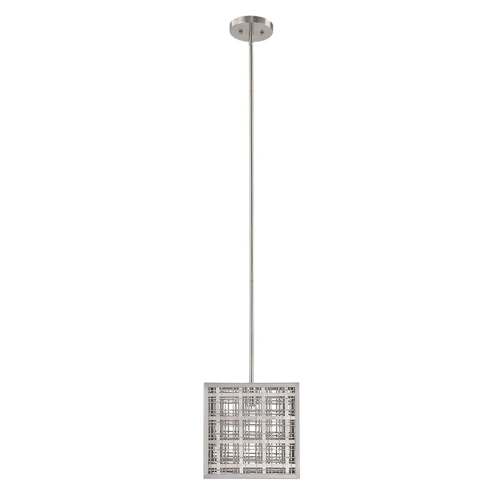 Pendleton 1 Light Nickel Pendant