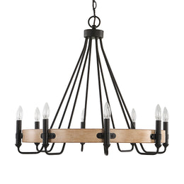 Deschutes 8 Light Farmhouse Chandelier