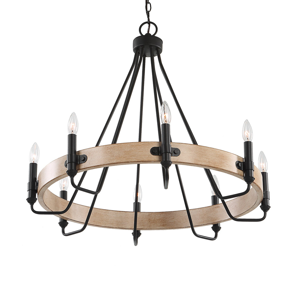 Deschutes 8 Light Farmhouse Chandelier