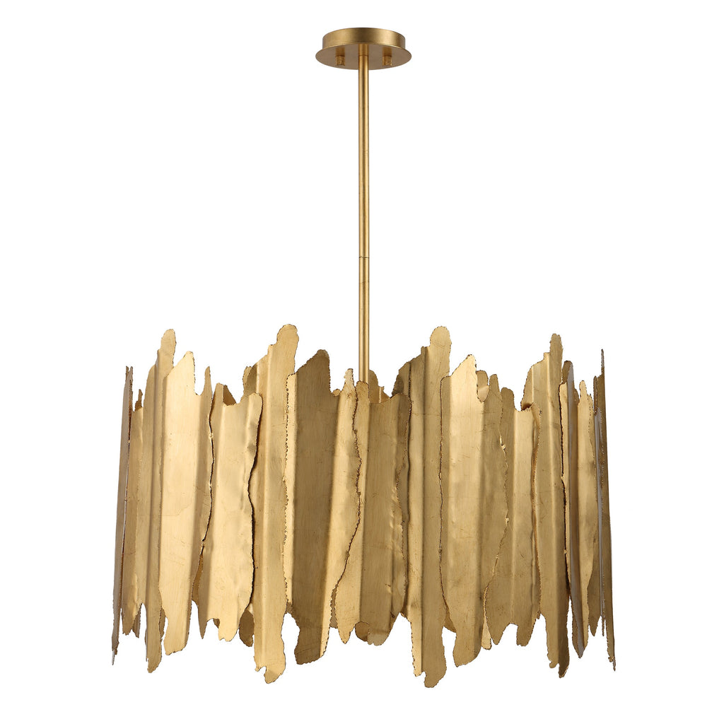 Golden Gate 8 Light Industrial Pendant