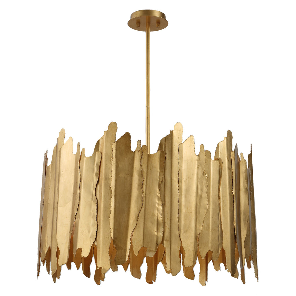 Golden Gate 8 Light Industrial Pendant