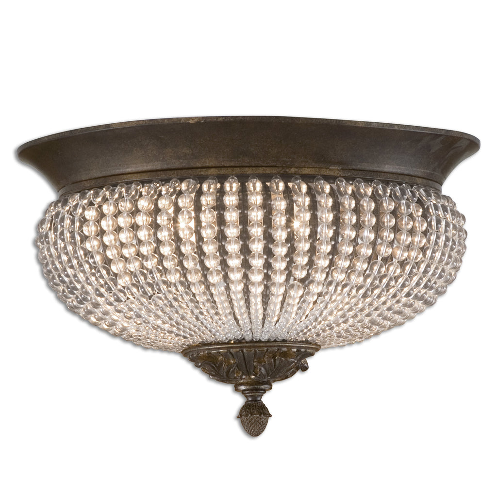 Cristal De Lisbon Crystal Flush Mount