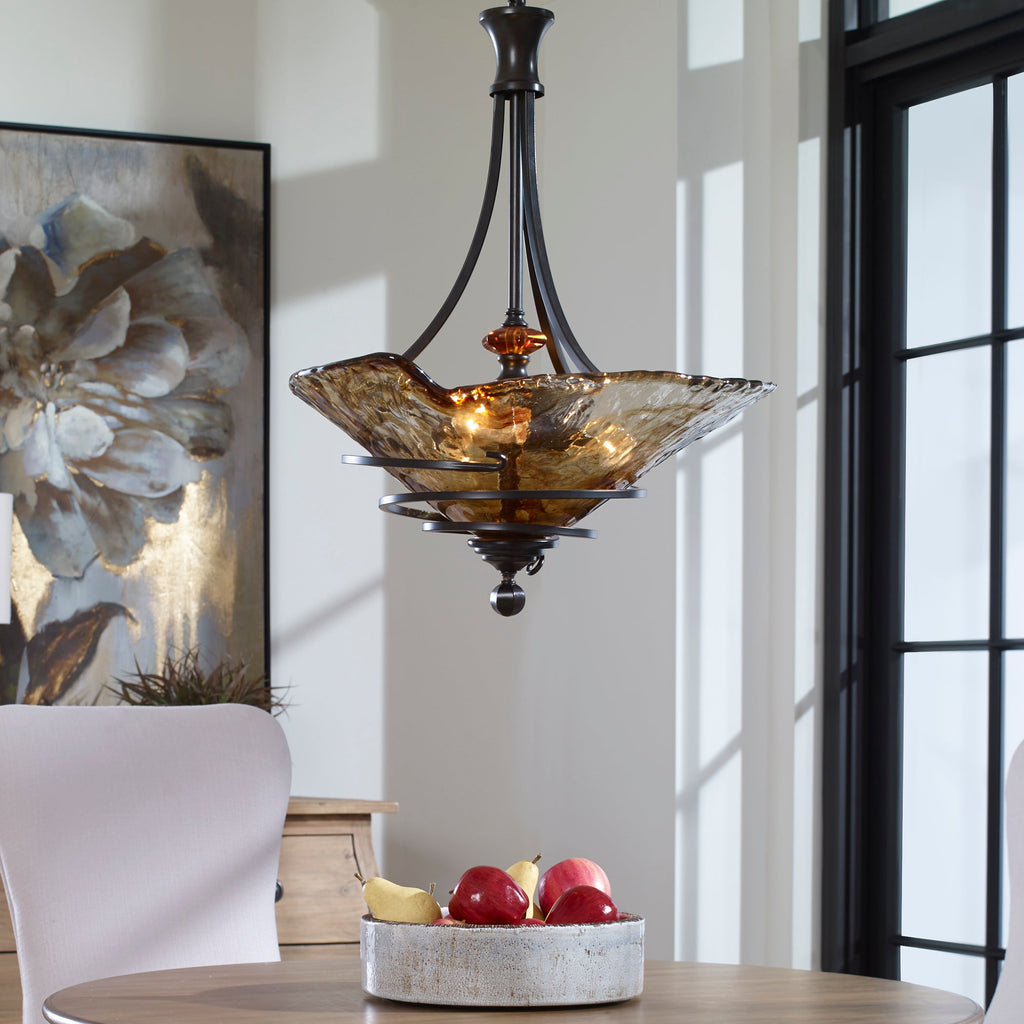 Vitalia 3 Lt Oil Rubbed Bronze Pendant