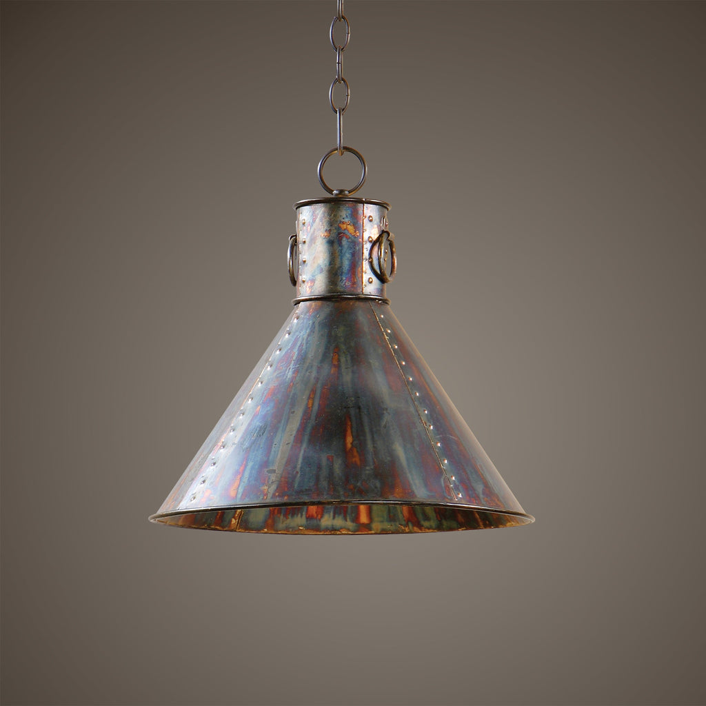 Levone 1 Light Oxidized Bronze Pendant