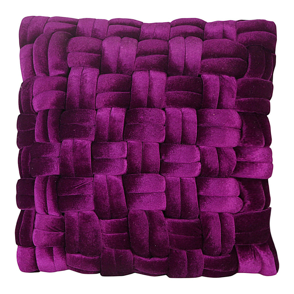 Pj Velvet Pillow, Purple