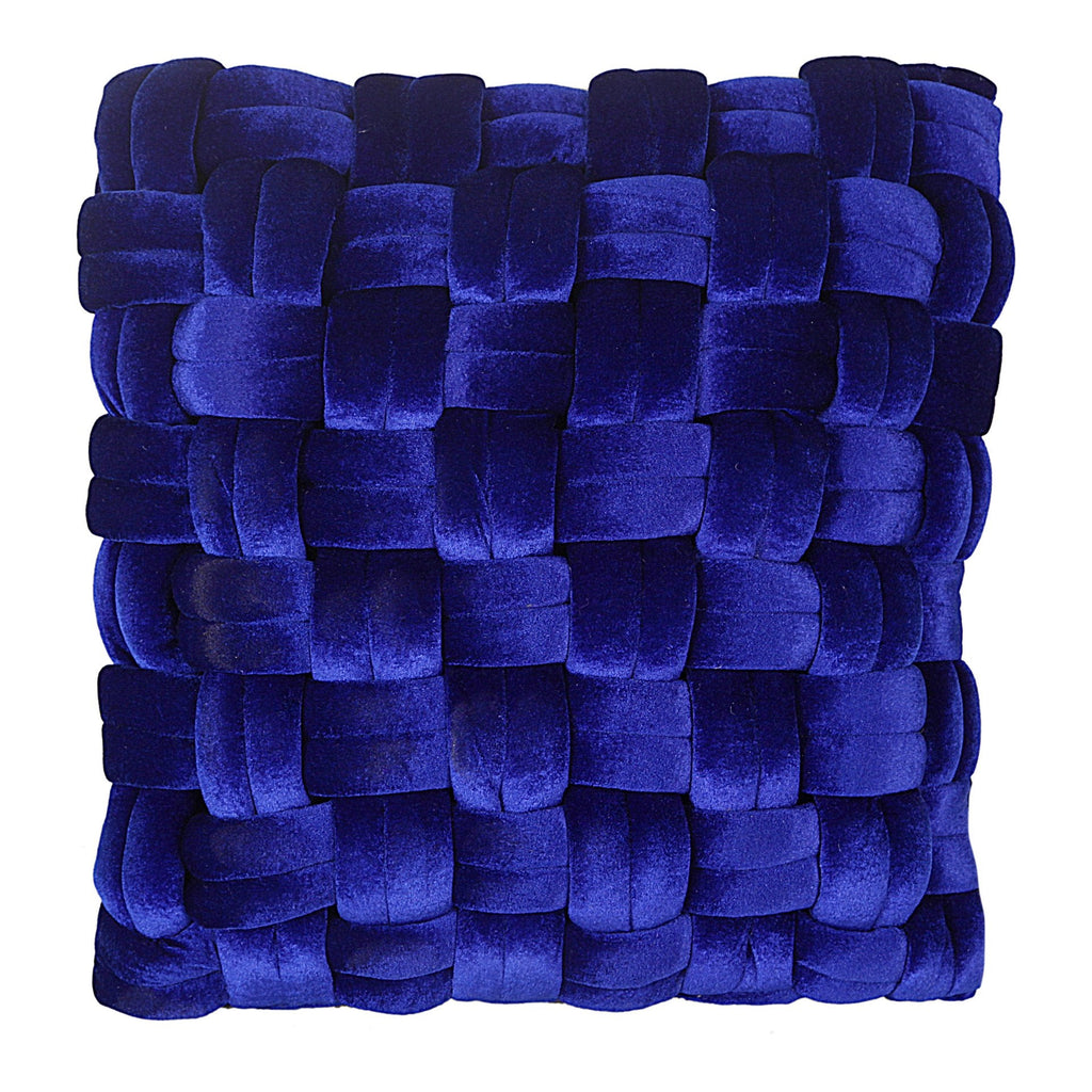 Pj Velvet Pillow, Blue