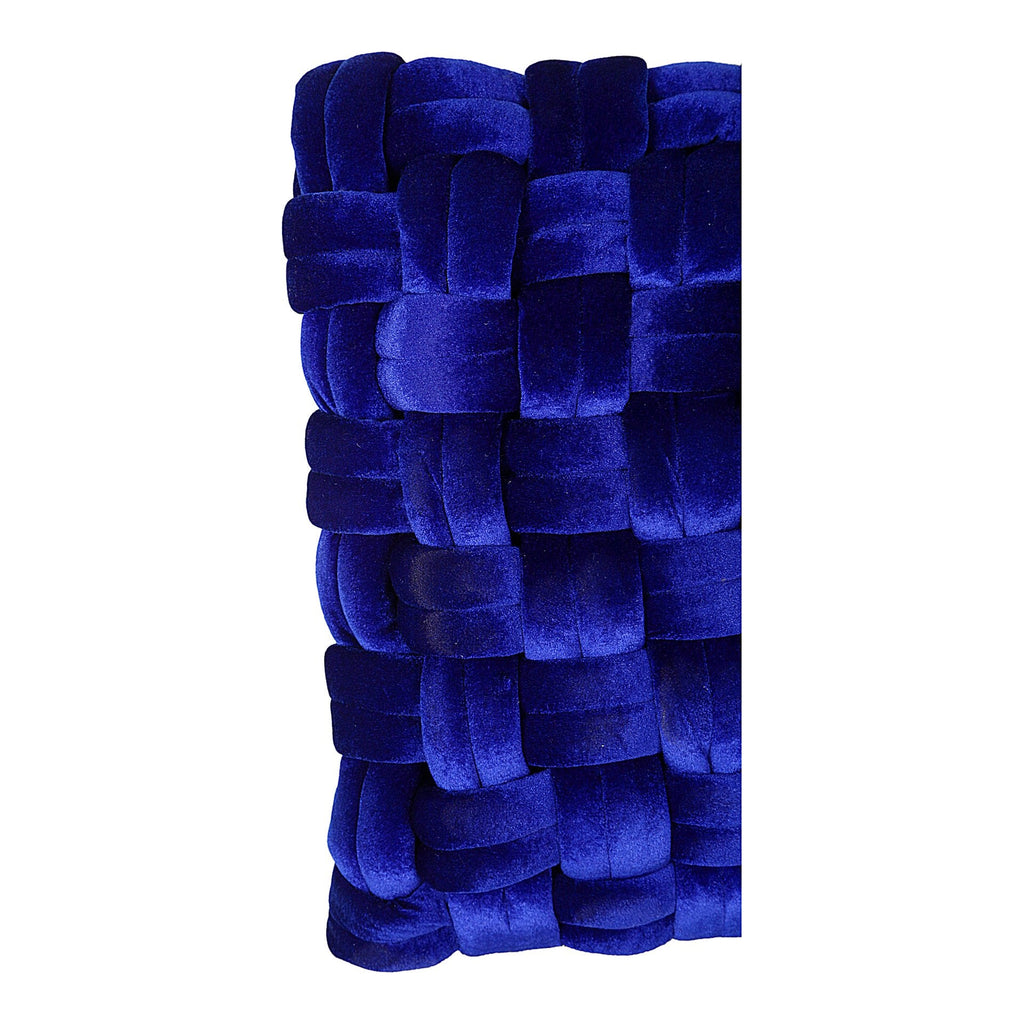 Pj Velvet Pillow, Blue