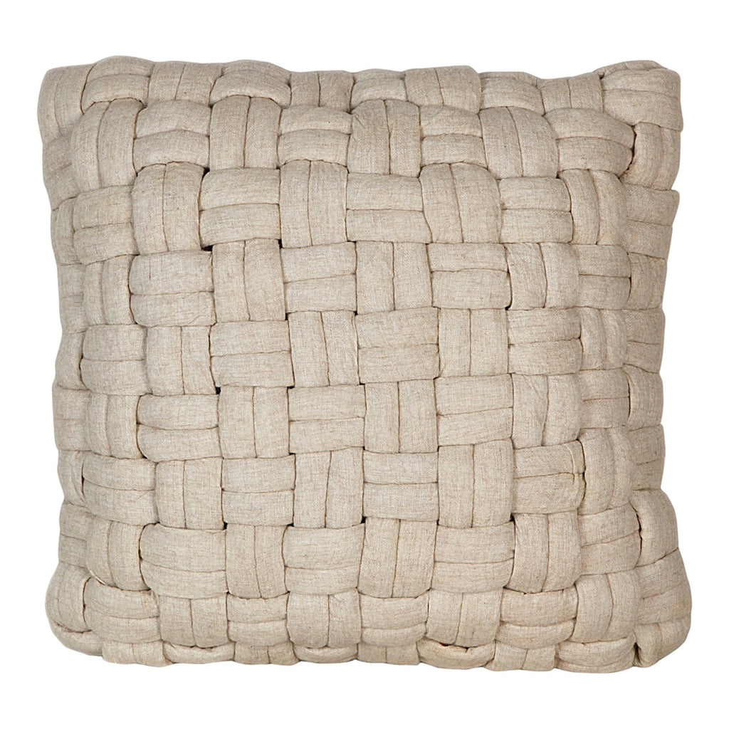 Bronya Wool Pillow, White