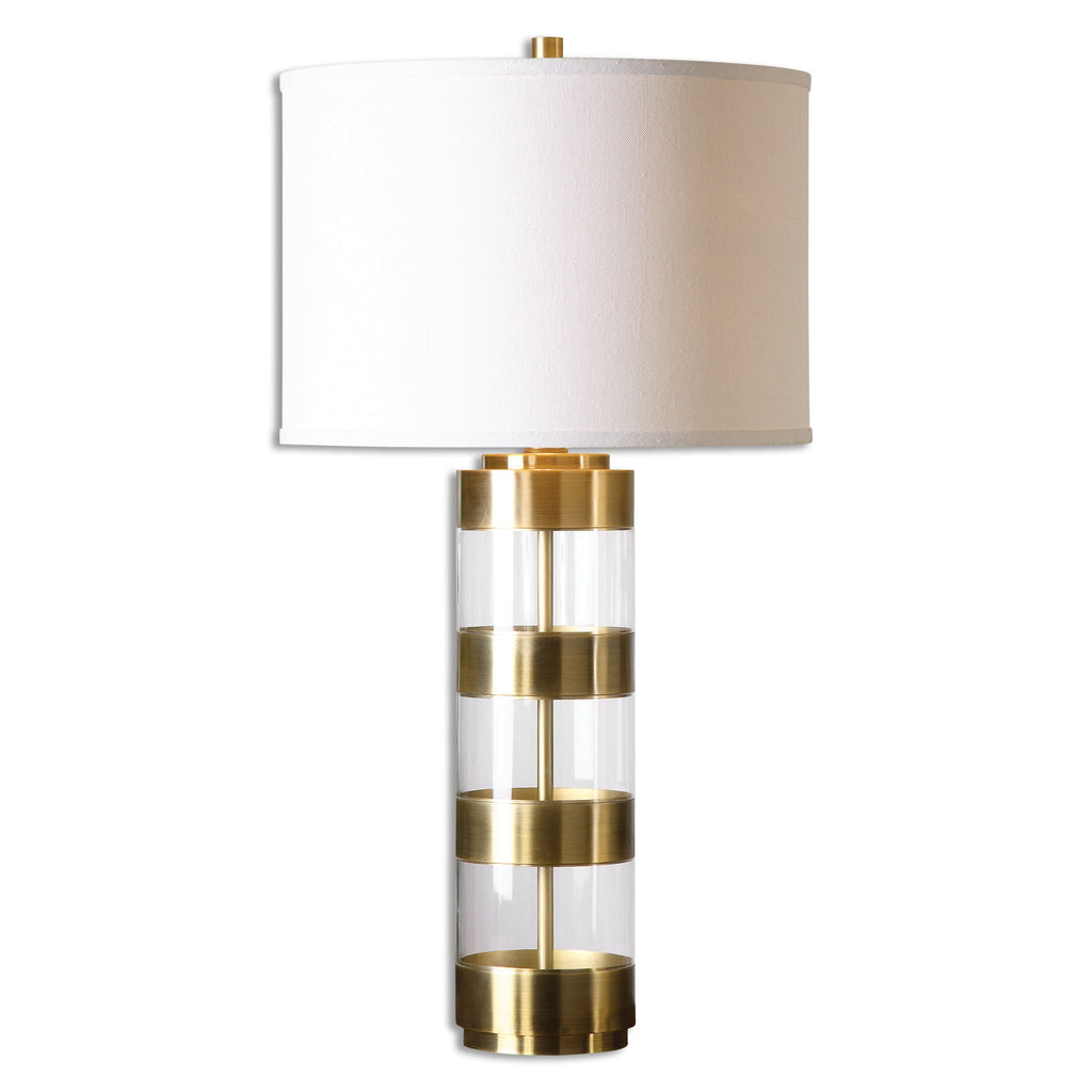 Angora Brushed Brass Table Lamp