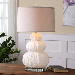 Fontanne Shell Ivory Table Lamp