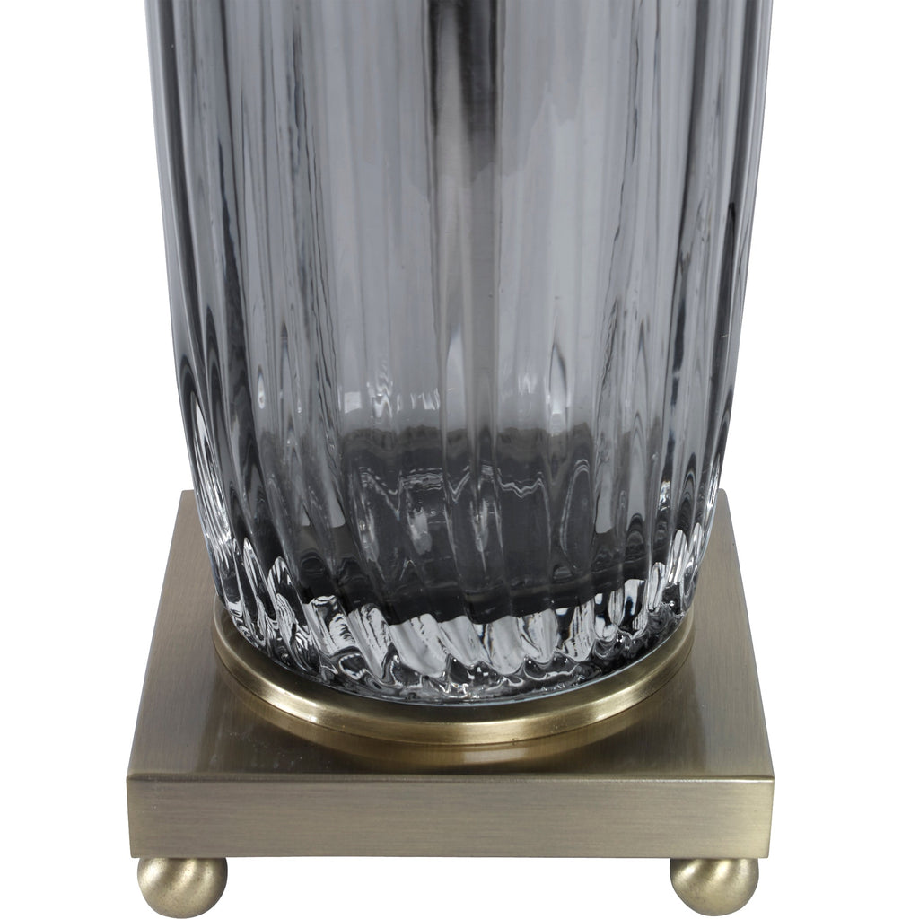 Vilminore Gray Glass Table Lamp