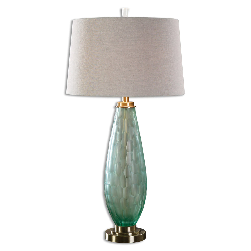 Lenado Sea Green Glass Table Lamp