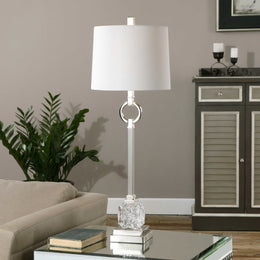 Bordolano Polished Nickel Buffet Lamp