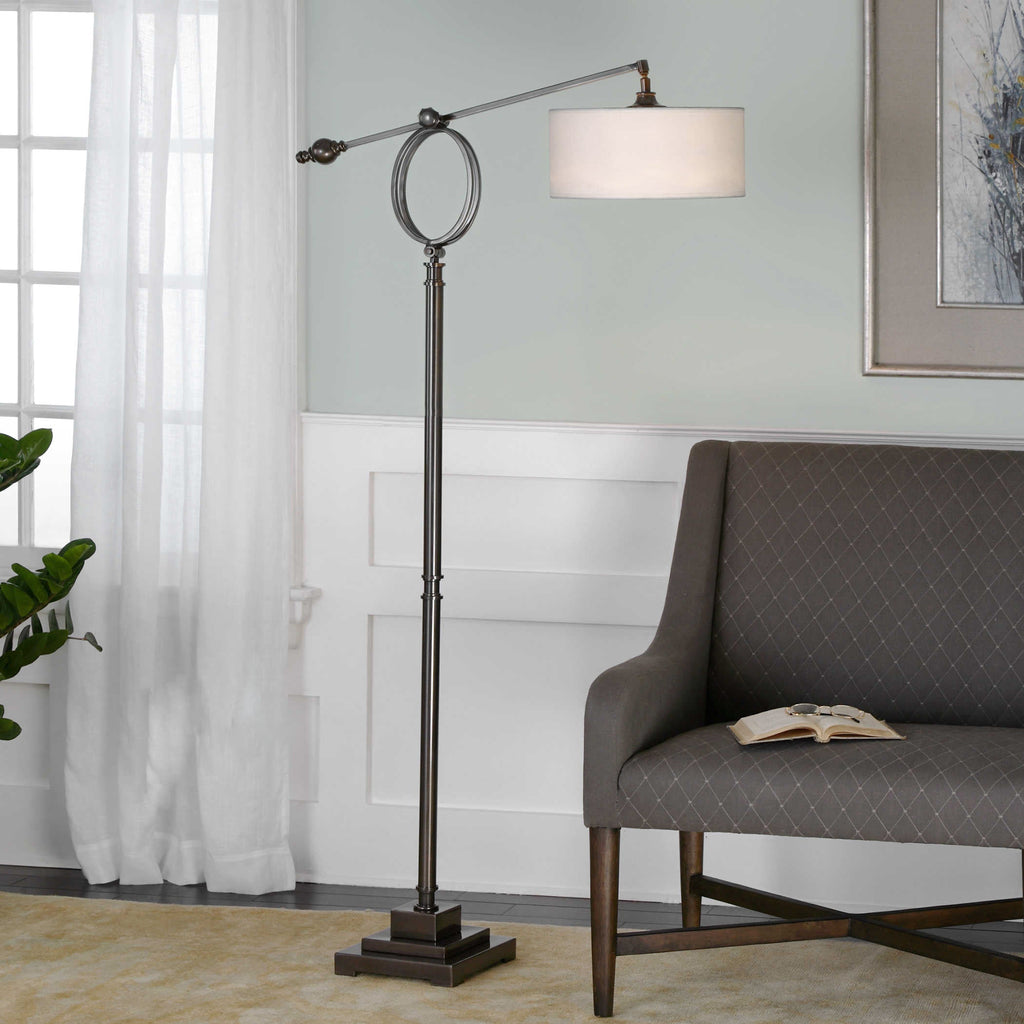 Levisa Brushed Bronze Floor Lamp