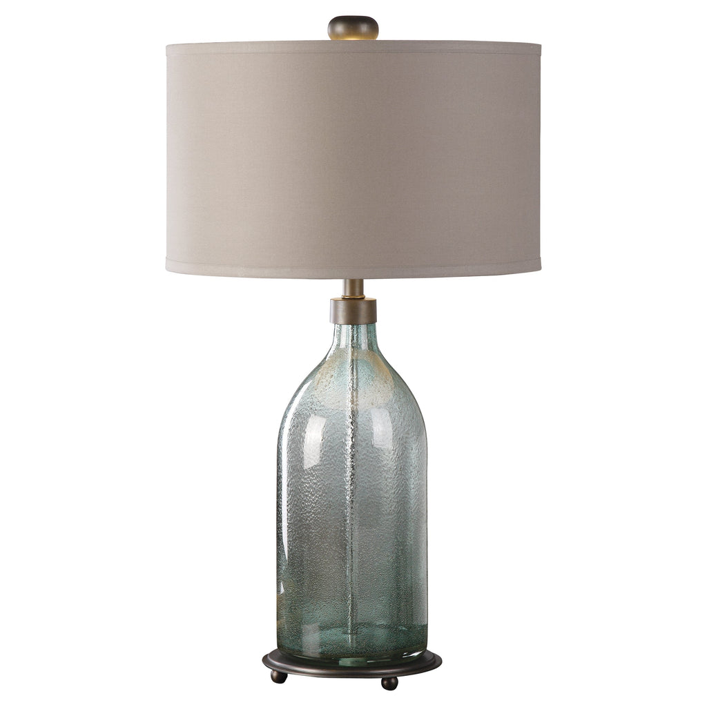 Massana Gray Glass Table Lamp