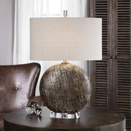 Chalandri Rust Bronze Lamp