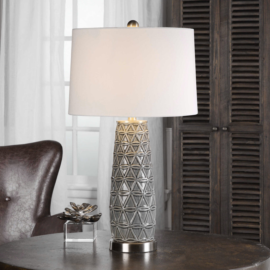 Cortinada Stone Gray Lamp