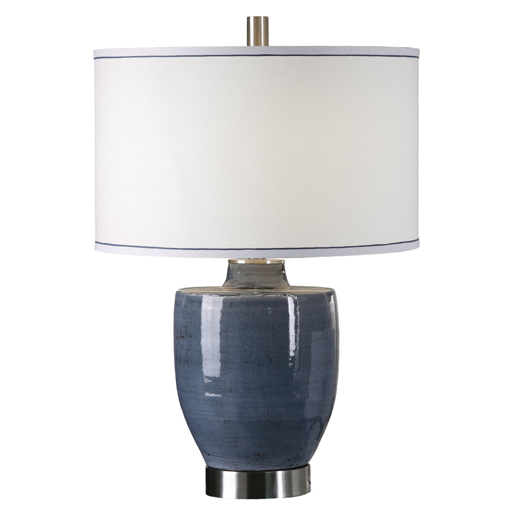 Sylvaine Blue-Gray Glaze Lamp