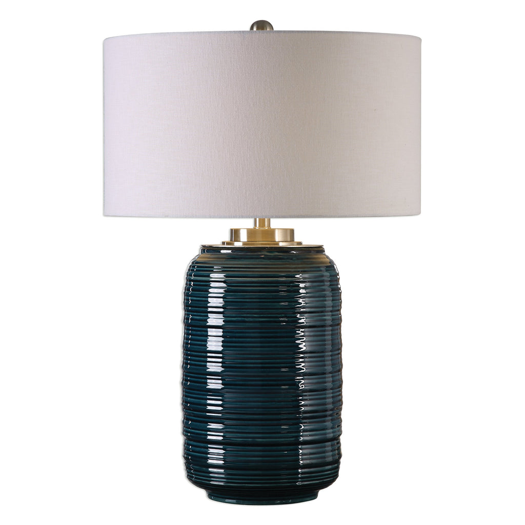 Delane Dark Teal Table Lamp