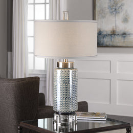 Vanora Cerulean Blue Table Lamp