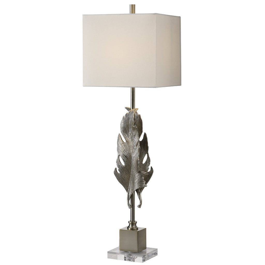 Luma Metallic Silver Lamp