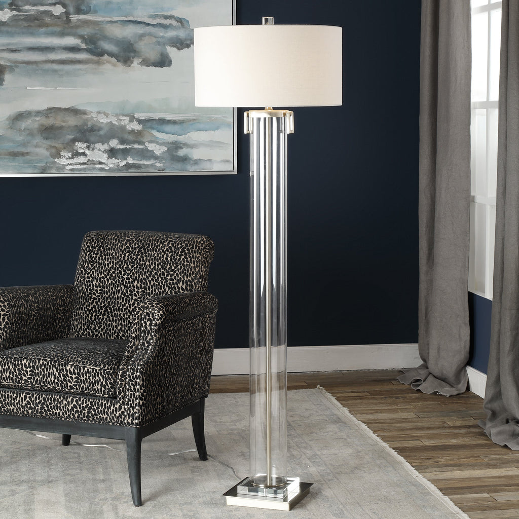 Monette Tall Cylinder Floor Lamp