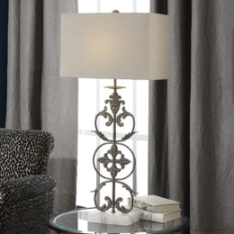 Gerosa Aged Bronze Table Lamp