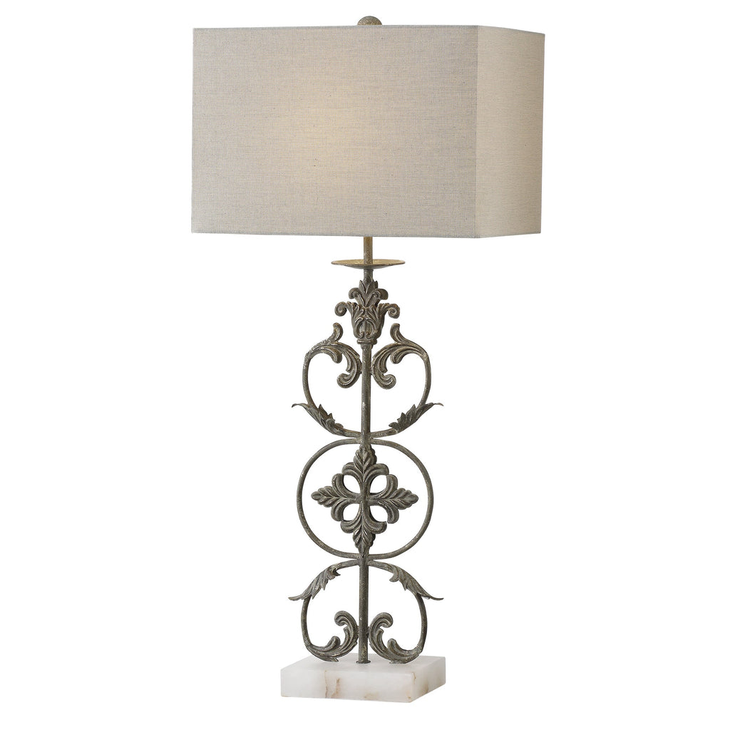 Gerosa Aged Bronze Table Lamp