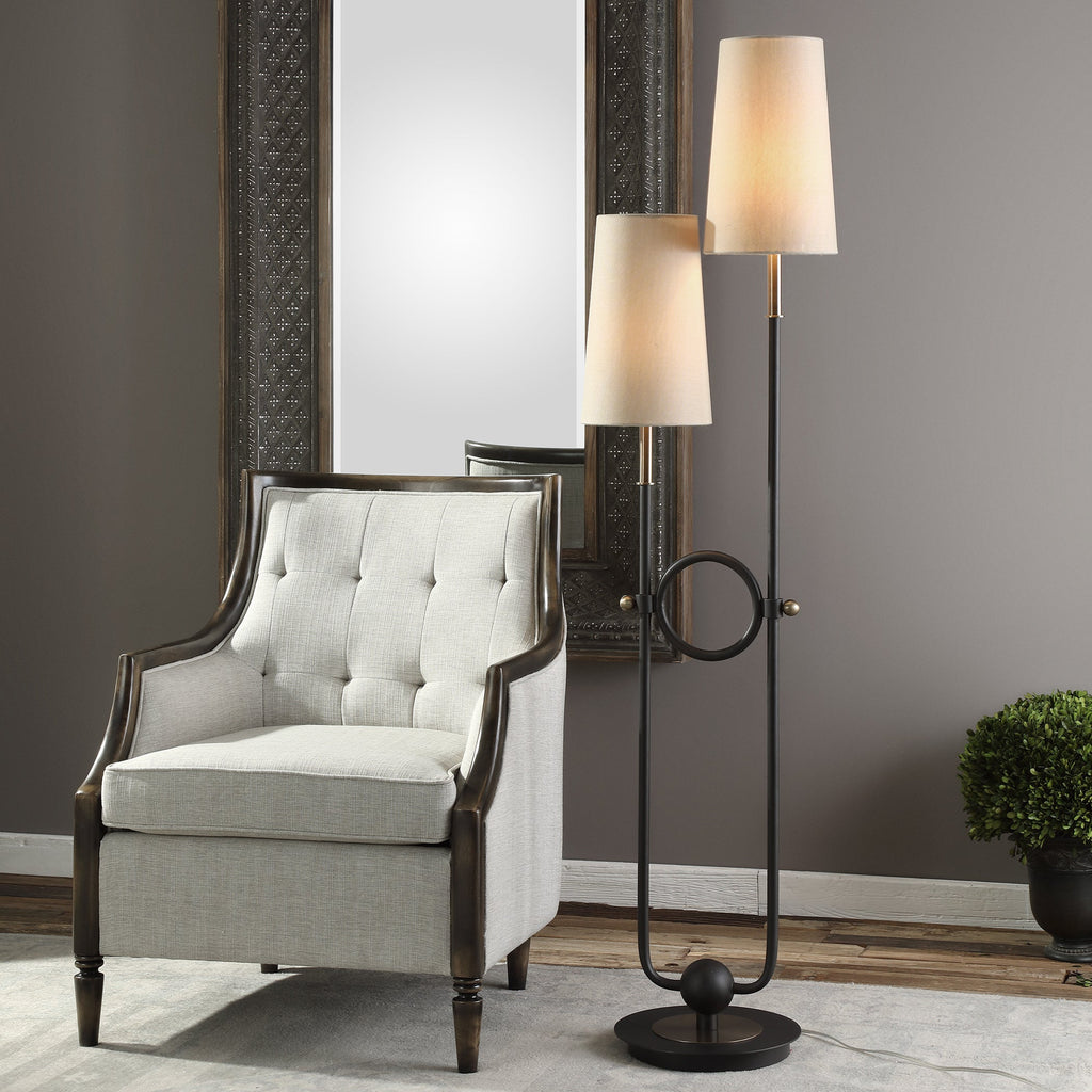 Riano 2 Arm / 2 Light Floor Lamp