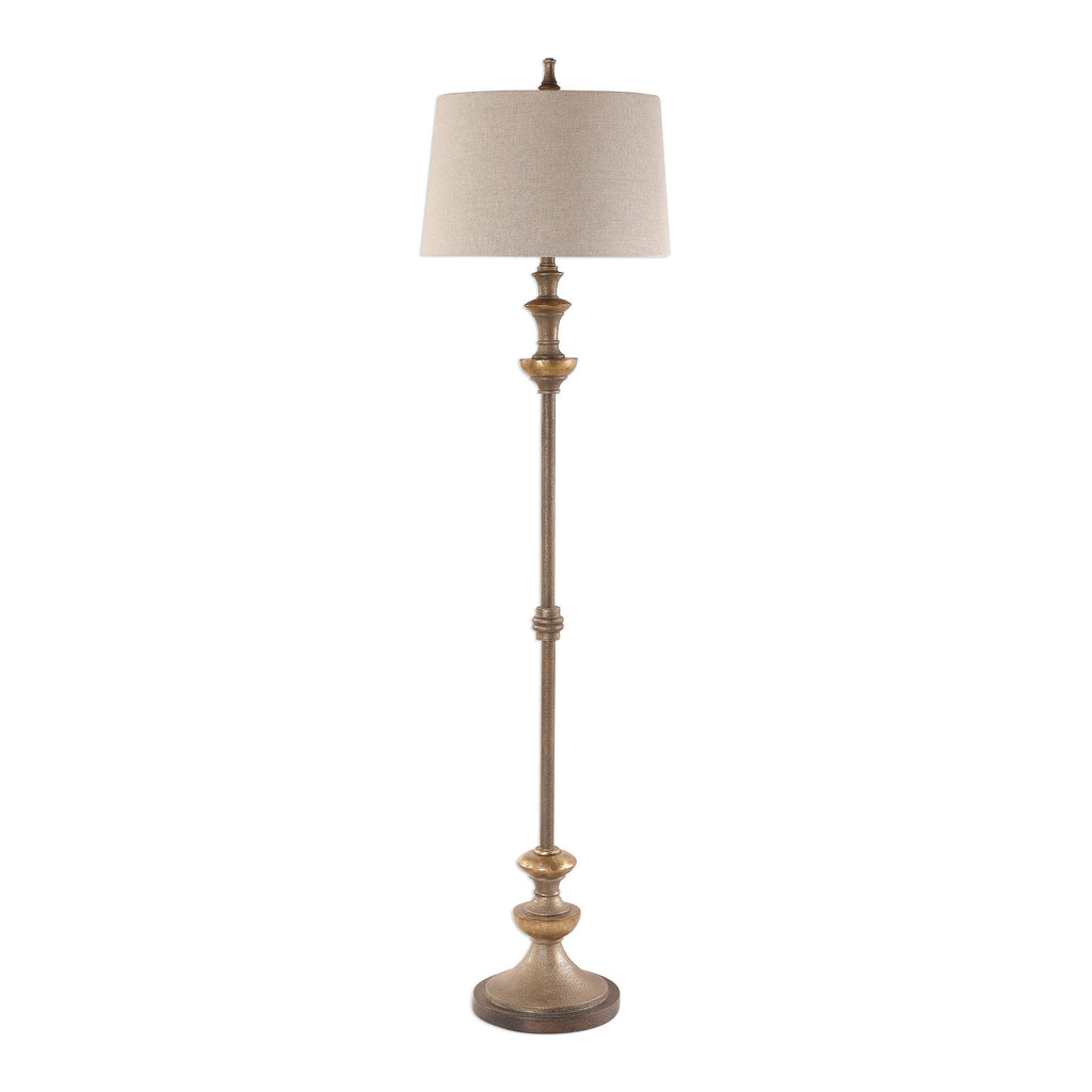 Vetralla Silver Bronze Floor Lamp